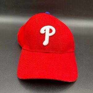New Era Adjustable Phillies Red Hat One Size Fits Most